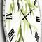 Designart 'Simplist Bamboo Leaves I Lake House Wall Clock